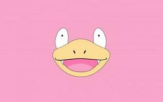 Pokemon Slowpoke Simple Background Wallpaper
