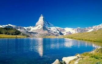 And Mountain Scenery Wallpaper Blue Lake