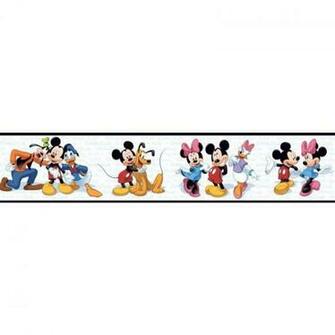 Wallpaper Border Kids Mickey Friends Mouse