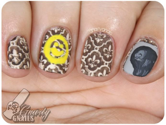 It S Sherlock Day Aka Manilocked2014 Gnarly Gnails