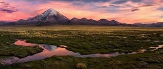 Nature Landscape Sunset Mountain Panoramas Desert Sky Snowy