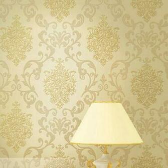 Gold Foil Damask Wallpaper Luxury 3d Wall Panels Modern Europe