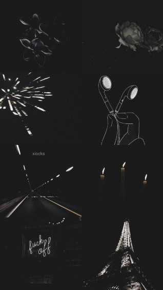 Black Aesthetic iPhone Wallpaper