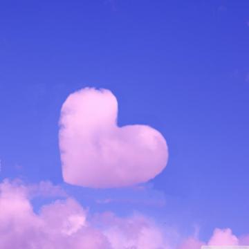 Pink Heart Cloud Ultra HD Desktop Background Wallpaper For 4k UHD