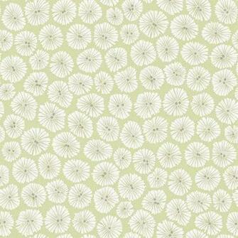 Olive Green Wind Flowers Chika Sanderson Wallpaper