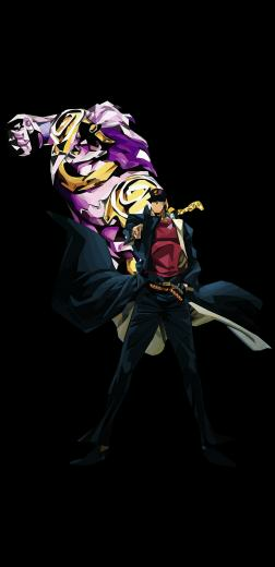 Fanart Low Poly Jotaro And Star Platinum Wallpaper