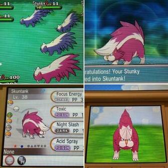 Shiny Skuntank Pok Mon Amino