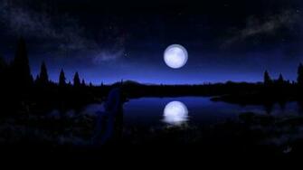 Best Earth With A Double Moon Background