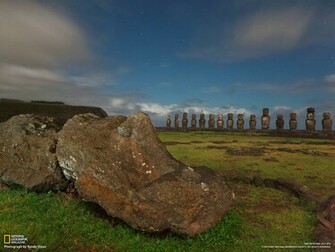 Moai Picture Easter Island Wallpaper National Geographic Photo