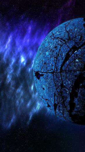 Wallpaper Planet Space Universe Galaxy Blue