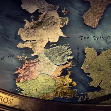 Westeros Map iPad Wallpaper