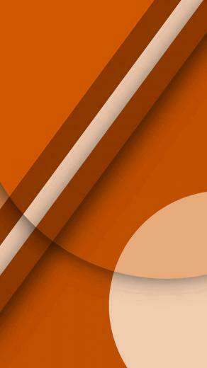 Beautiful Orange Geometric iPhone Plus Wallpaper