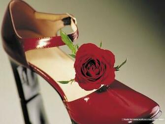 High Heels Flower Red Shoe Plant Floral Decoration