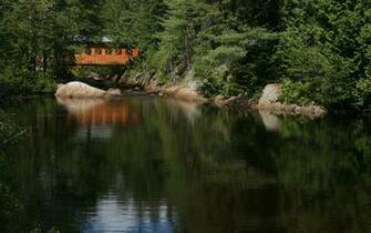 Pont Couvert Pi Tons Covered Bridge For Pedestrans
