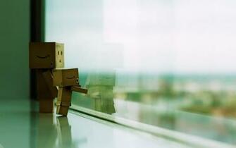 Wallpaper Danbo Box Paper Window Desktop Other