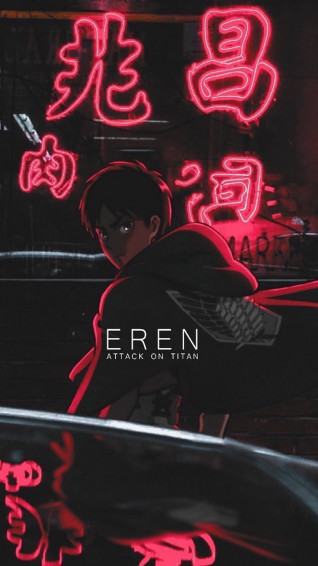 Eren Yeager Portrait Attack On Titan iPhone Wallpaper