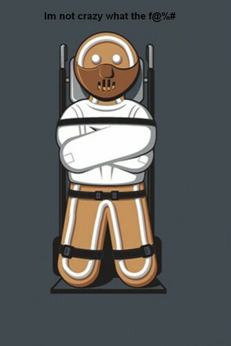 For iPhone Comedy Wallpaper A Crazy Cookie
