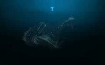 Underwater Deep Sea Monsters Wallpaper HD Desktop