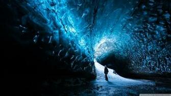 Ice Cave Wallpaper Top Background