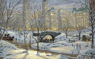 Winter New York Wallpaper