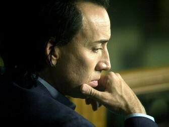 Nicolas Cage Is Thinking Wallpaper And Image