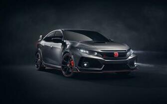 Honda Civic Type R Black Car New HD Wallpaper