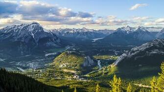 Sulphur Mountain Canada 4k Ultra HD Desktop Wallpaper