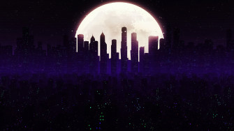 Cityscape Skyline Minimalist Art 4k Wallpaper HD Artist