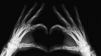 Hands X Ray Wallpaper Wallpoper