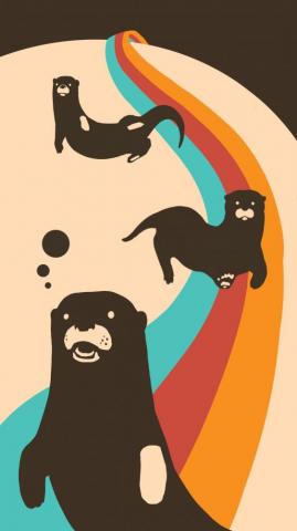 Please Follow Iloveotters My New Phone Wallpaper Thanks U