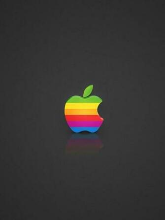 Colored Apple Logo For iPad Mini Retina HD Wallpaper