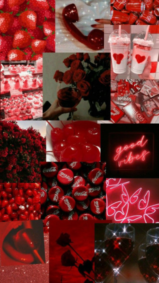 Wallpaper Aesthetic Red Pretty iPhone