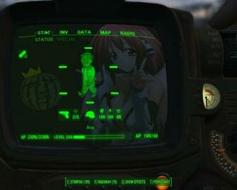 Ikaros Pip Boy Background Fallout Mod Cheat Fo4
