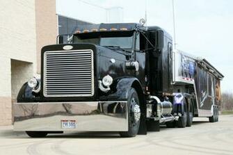 Peterbilt Semi Trucks Tractor Rigs Wallpaper Background