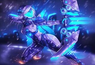 Project Ashe Dope Lol Wallpaper By Shad0w Galaxy