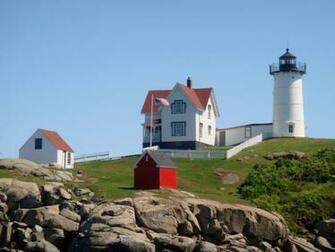 Nubble Lighthouse Desktop Wallpaper