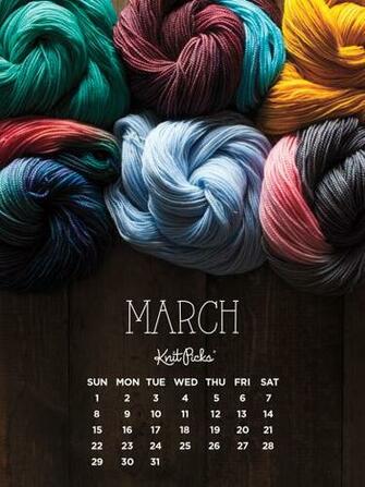 March Wallpaper Calendar Knitpicks Staff Knitting