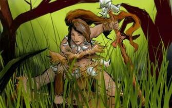 Nidalee League Of Legends Wallpaper Desktop