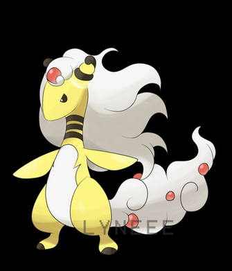 Mega Ampharos By Lyneee