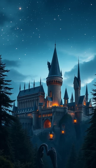Hogwarts Castle Phone Wallpaper
