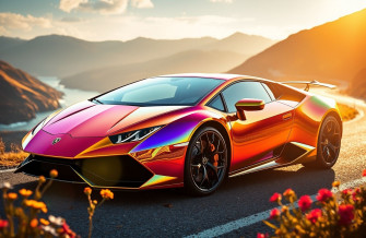 Rainbow Lamborghini Wallpaper
