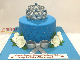 Onlinetiara Theme BirtHDay Cake Customised Cakes Delivered In