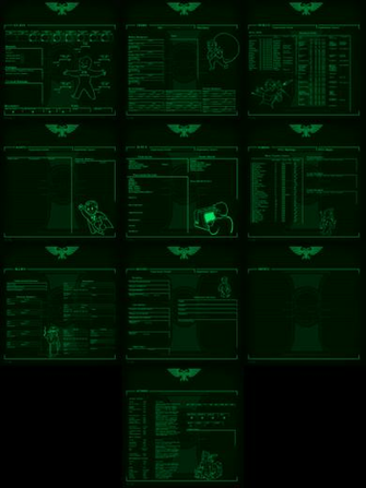 Writable Pipboy Themed Dark Heresy Character Sheet By Generalrex On