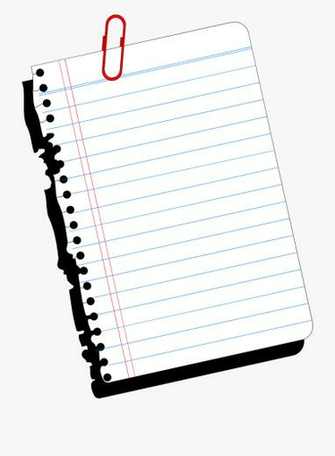 Paper Student Notebook Homework Teacher Blank