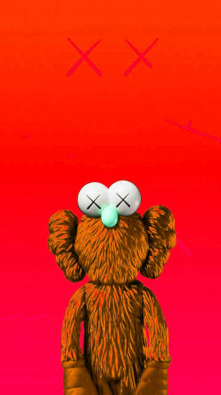 Kaws Wallpaper Vobss Emoji iPhone