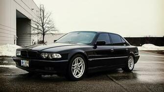 Wallpaper Bmw E38 740i Car Side