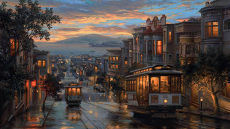 Dakota Ansell On Scenery San Francisco Wallpaper