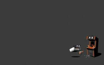 Video Games Minimalistic Machines Fun Art Wallpaper Background
