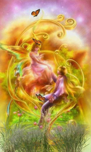 Angels Meeting Live Wallpaper Android