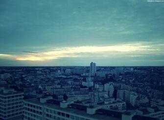Rennes Nice Mysterious French City Evening France HD Desktop Wallpaper